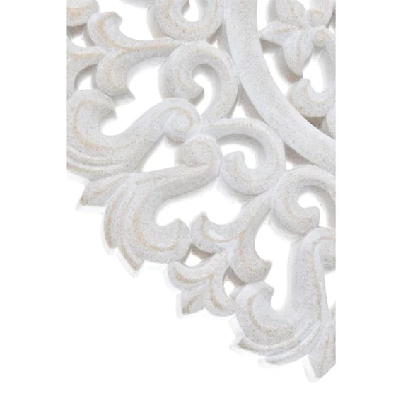 Dekoráció falra, népies, vésett 30x1,5x30 cm