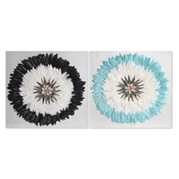 Dekoráció falra 60x6x60 cm 2 féle