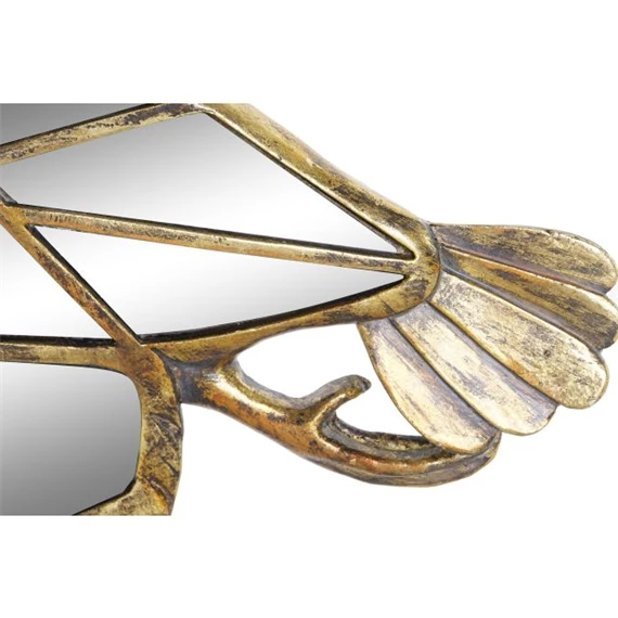 Dekoráció falra, kacsa alakú tükör 38x3x37 cm