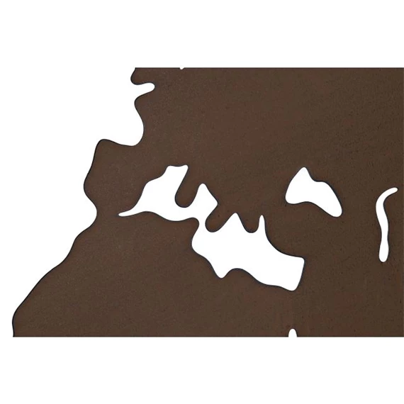 Dekoráció falra, világtérkép 98x1x98 cm 3 féle