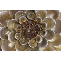 Dekoráció falra, virág 23x6x23 cm