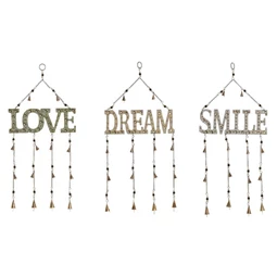 Dekoráció feliratok, akasztós 28x2x58 cm 3 féle