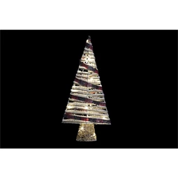 Dekoráció fenyő LED-es 29x12x60 cm