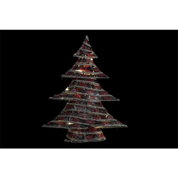 Dekoráció fenyő LED-es 46x14x60 cm