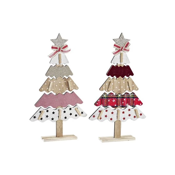 Dekoráció fenyőfa 22x4x40 cm 2 féle