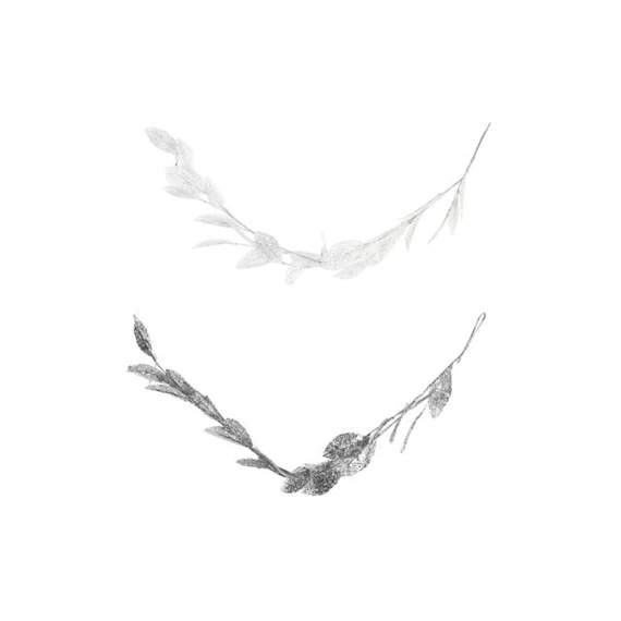 Dekoráció girland glitteres 10x2x120 cm 2 féle