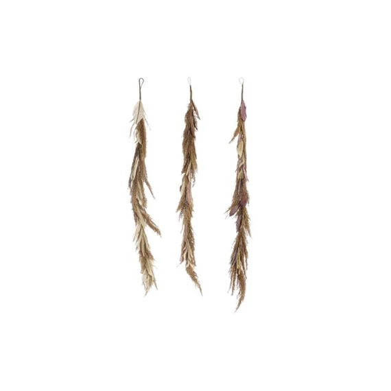 Dekoráció szárazvirág girland 6x6x125 cm 3 féle