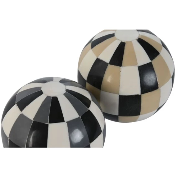 Dekoráció gömb 10x10x10 cm 2 féle