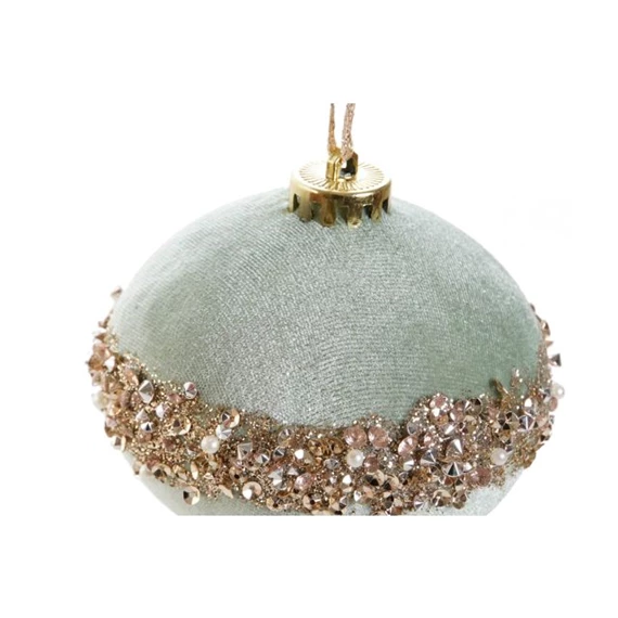 Dekoráció gömb 11x11x10 cm 4 féle