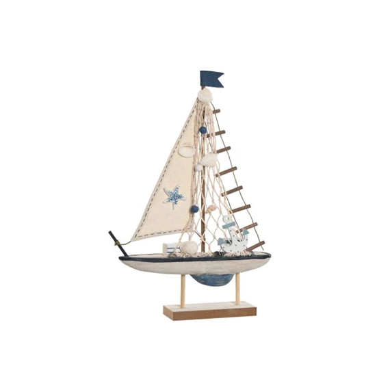 Dekoráció hajó 23,5x5,5x33,5 cm