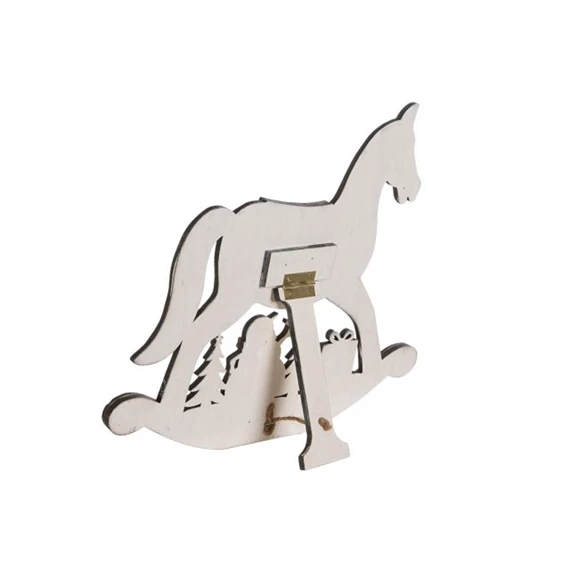 Dekoráció hintaló 34x2x30 cm