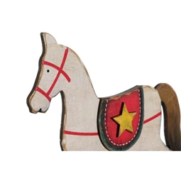 Dekoráció hintaló 34x2x30 cm