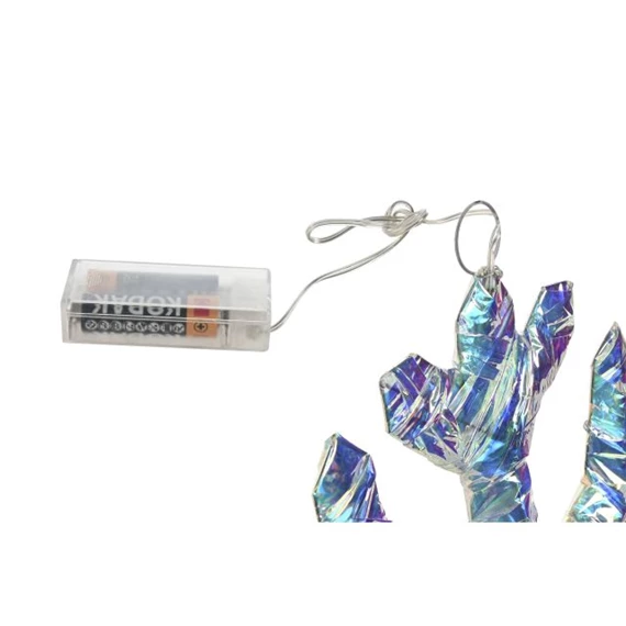 Dekoráció hópehely, 20 LED-es 30x2x30 cm