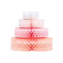 Dekoráció méhsejt torta selyempapír 23 cm