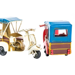 Dekoráció motor 11,5x5,5x7,5 cm 2 féle