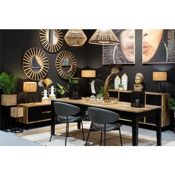 Dekoráció szarv 10x10x51 cm