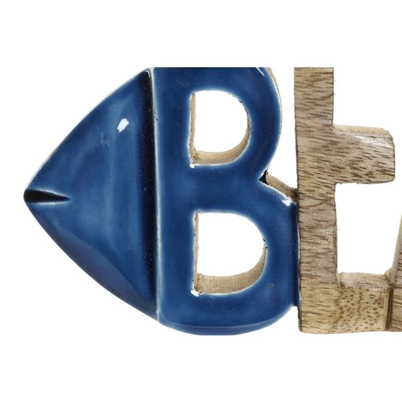 Dekoráció "Sea" és "Beach" felirat 25x2,5x9 cm 2 féle