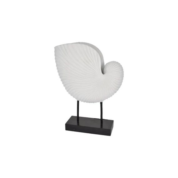 Dekoráció kagyló talppal 21x9x30 cm