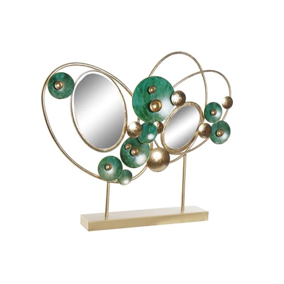 Dekoráció tükörrel, absztrakt 62x9x53,3 cm