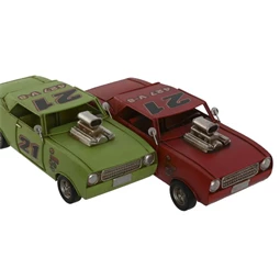 Dekoráció versenyautó 25,5x10x8,5 cm 2 féle