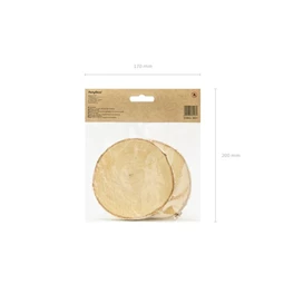 Dekorációs korong fa 10-12cm S/2