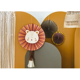 Dekorációs rozetta leo, mix, 26-43 cm S/3