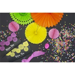 Dekorációs rozetták alma zöld 20-30 cm S/3