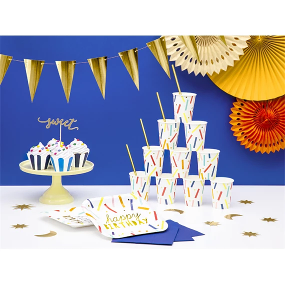 Dekorációs rozetták világos krém 20-30 cm S/3