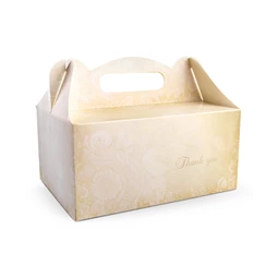 Dekoratív esküvői tortadobozok S/10