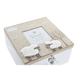 Doboz bárányos 20x21x1,5 cm