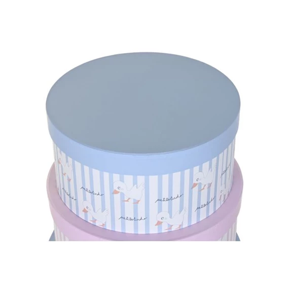 Doboz szett kacsás 37,5x37,5x18 cm S/10