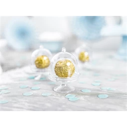 Doboz tortaállvány színtelen 5,5x7,5 cm S/3