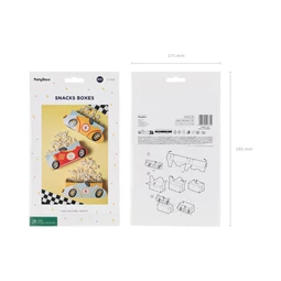 Snack dobozok autós, vegyes S/3