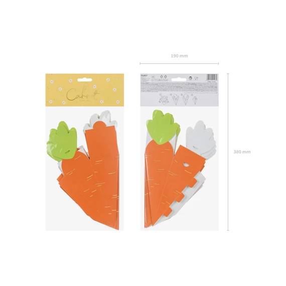 Dobozok répa, mix, 7,5x26,5x7,5 cm S/6