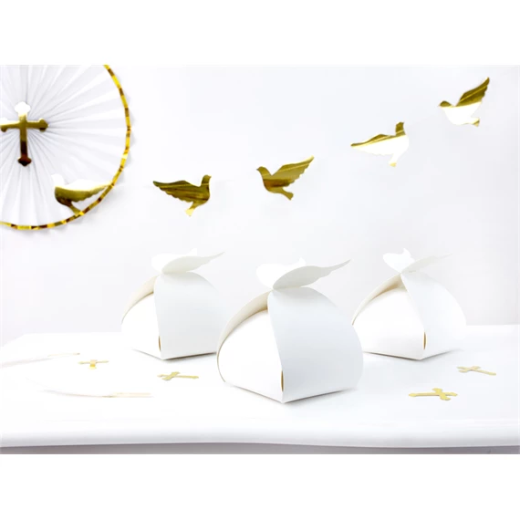 Dobozok szárnyak fehér 8,5x14,5x8,5 cm S/10