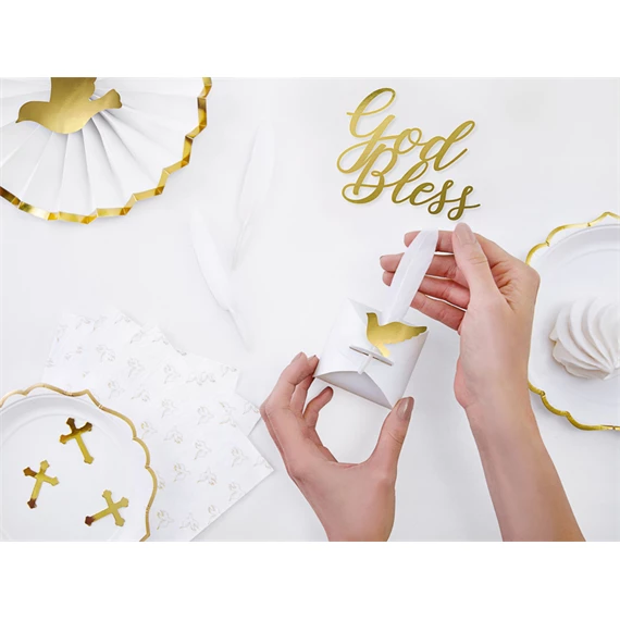 Dobozok szárnyak fehér 8,5x14,5x8,5 cm S/10