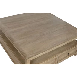 Dohányzóasztal fiókkal 100x100x45 cm