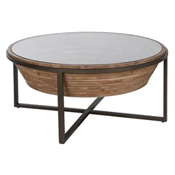 Dohányzóasztal 102x102x46 cm