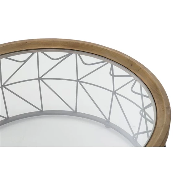 Dohányzóasztal szett 100x100x43 cm S/2