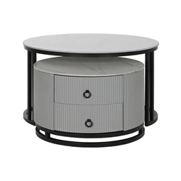 Dohányzóasztal szett 80x80x45 cm S/2