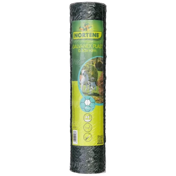 Drótháló fonott műanyag bevonattal 50 cm x 10 m