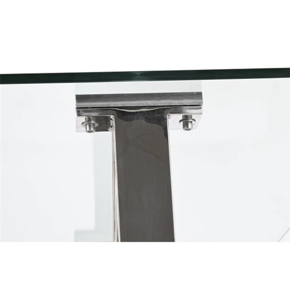 Ebédlőasztal krómozott 180x90x75 cm