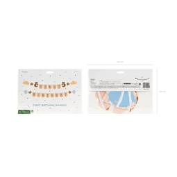 Első születésnapi banner macikkal 2,55 m