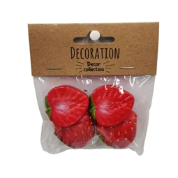 Eper szeletek 5,6x4,5x1,7 cm S/2