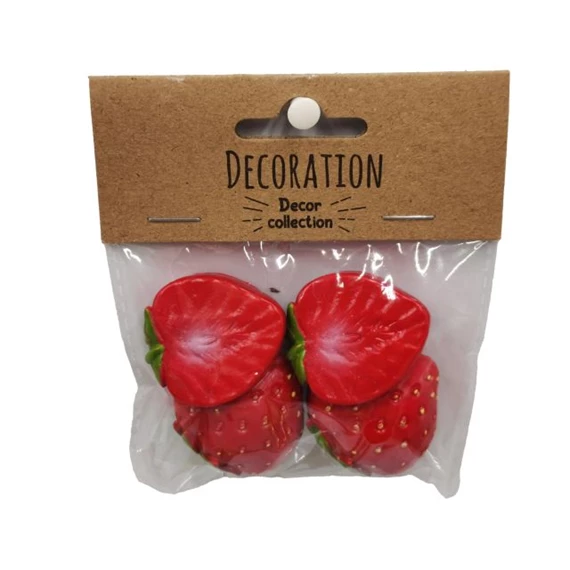 Eper szeletek 5,6x4,5x1,7 cm S/2