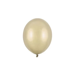 Erős lufi 23 cm metál hideg arany S/100