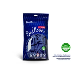 Erős lufi 23 cm pasztell ultramarin S/100