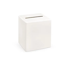 Esküvői kártyadoboz krém 24x24x24 cm