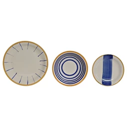 Étkészlet szett 26,5x26,5x3 cm S/18