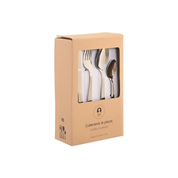 Evőeszköz készlet 15x7x24 cm S/16